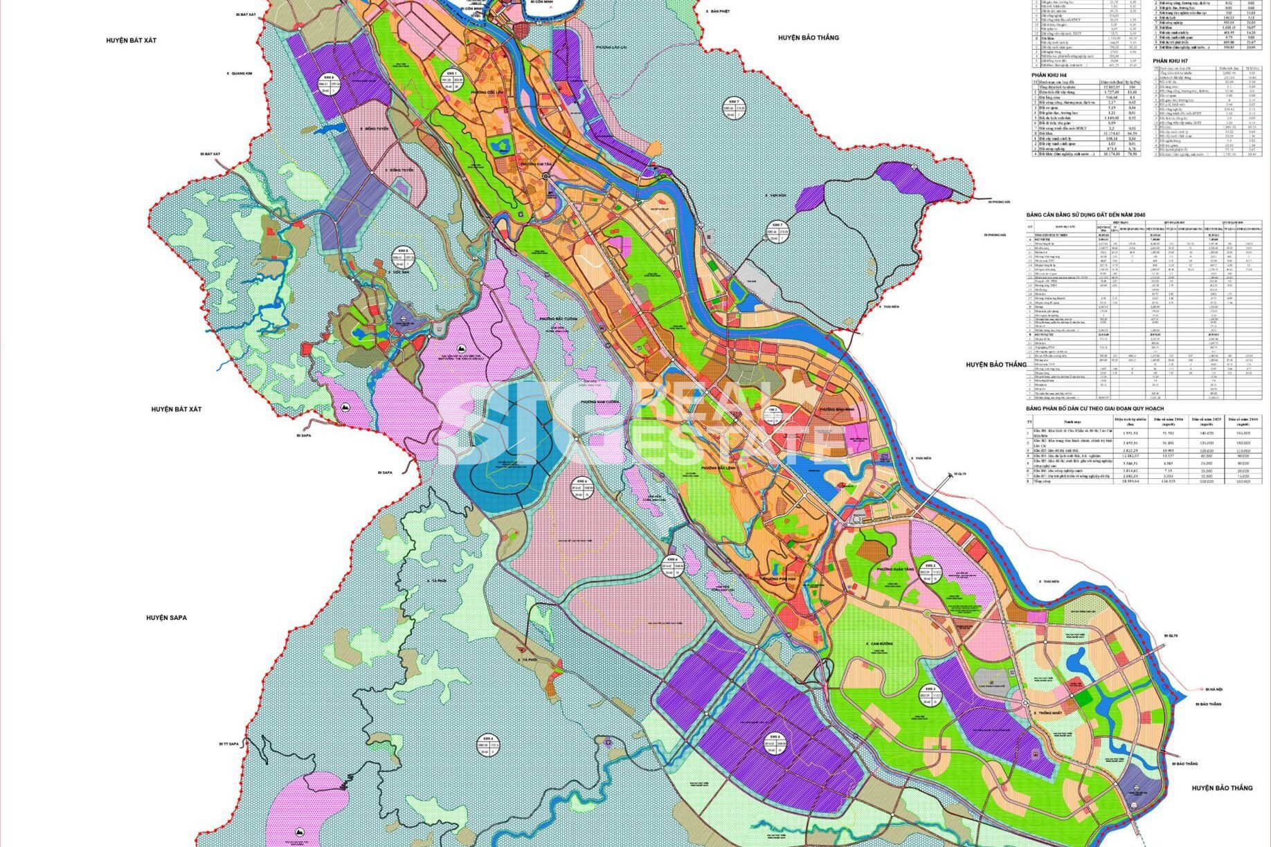 Bản đồ quy hoạch tỉnh Lào Cai cập nhật mới nhất [2022] - STG Real Estate